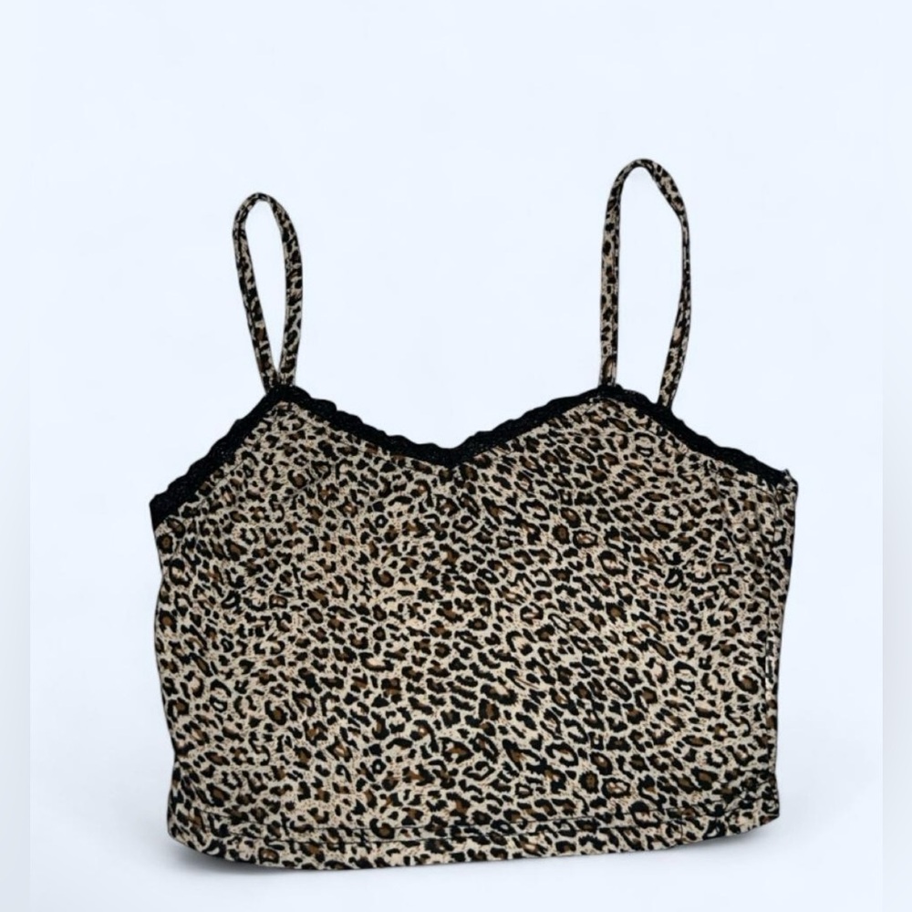 Leopard print tank top